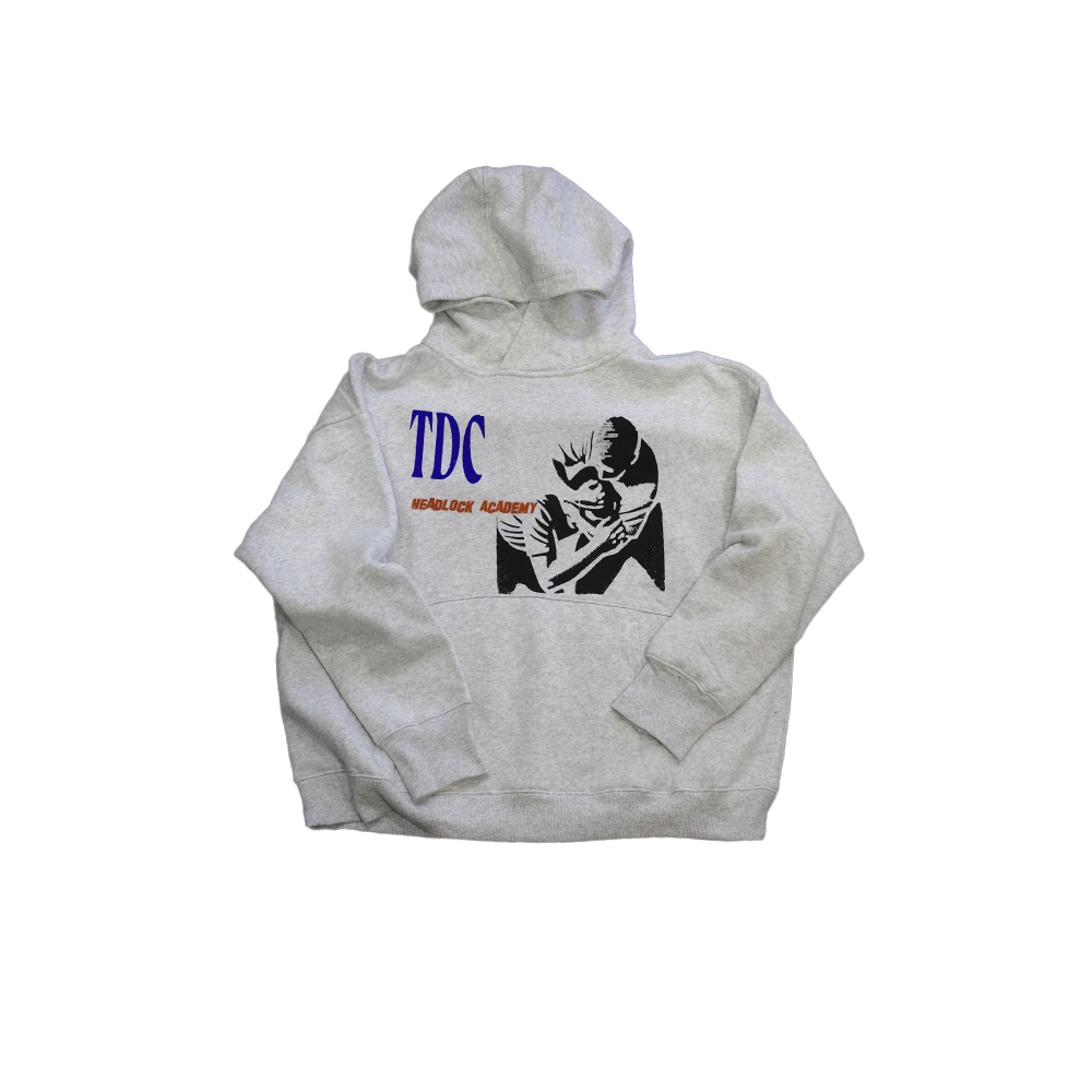 TBQ graffiti hoodie in white